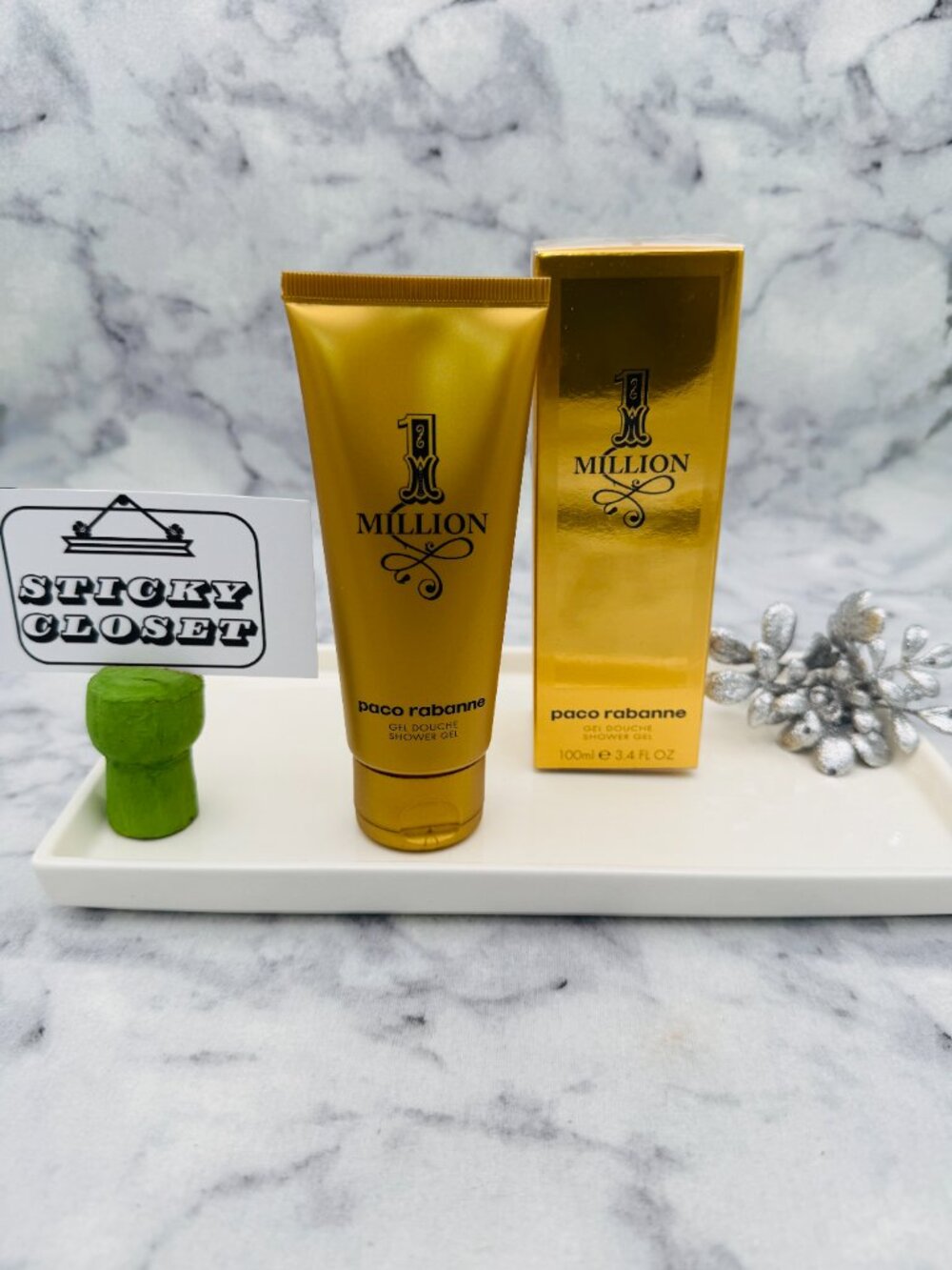 Paco Rabanne 1 Million Shower Gel,Oriental Spicy Tonka-Full100ml,3.4oz-BOXED-NEW